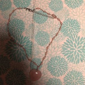 ❤️NH Rose Quartz Heart Necklace- 561 $35 or $30 w/offer